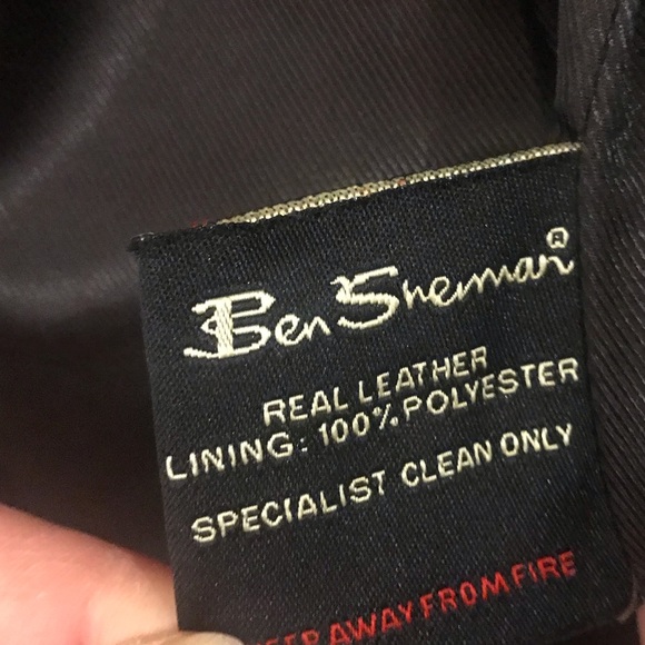 Ben Sherman Leather Jacket - Picture 3 of 4
